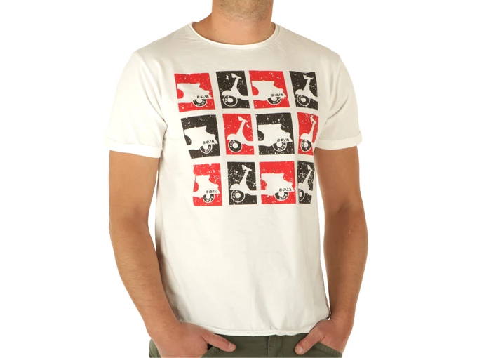  T-Shirt St Vespe Panna - T-Shirt uomo Berna. Disponibile in diverse taglie: s e colori bianco panna. YOUSPORTY.