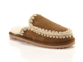  Suede Slipper Full Eskimo Stitch Cognac - Ciabatte donna Mou. Disponibile in diverse taglie: 40, 41, 39 e colori beige, marrone