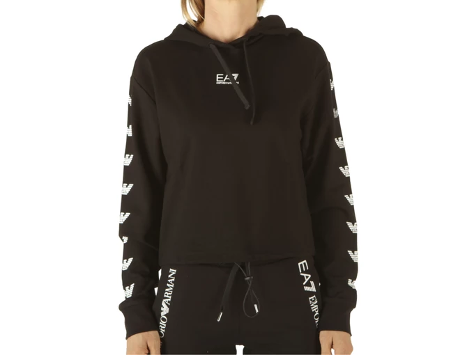  Sweatshirt Nero - Felpe donna Emporio Armani. Disponibile in diverse taglie: xs e colori nero. YOUSPORTY.