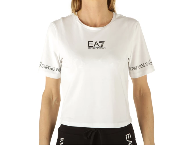  T-Shirt - T-Shirt donna Emporio Armani. Disponibile in diverse taglie: l, m, s e colori bianco. YOUSPORTY.