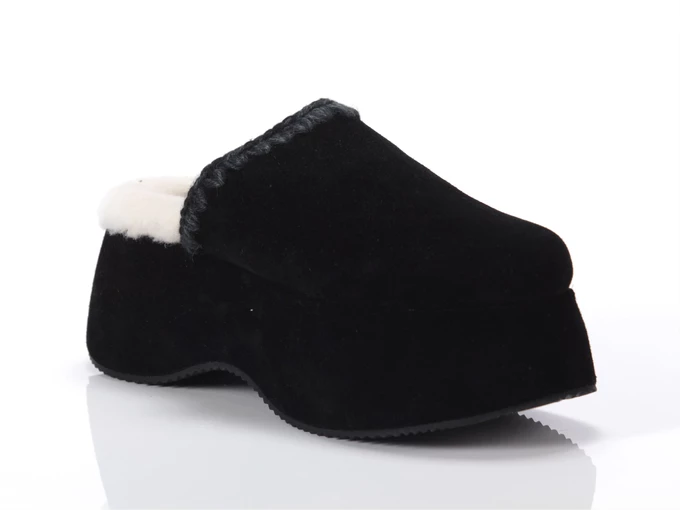  Chunky Platform Suede Black - Sandali donna Mou. Disponibile in diverse taglie: 41 e colori nero. YOUSPORTY.