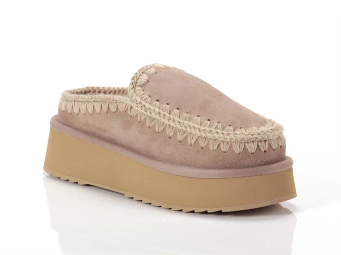  CLOG ESKIMO PLAT - Boots donna Mou. Disponibile in diverse taglie: 40 e colori beige. YOUSPORTY.
