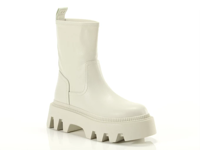 Buffalo Flora Sock Boot Cream woman 1220022