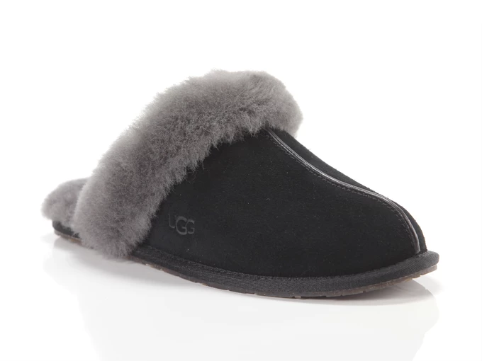 UGG Scuffette II Black Grey woman 1106872 BCGR