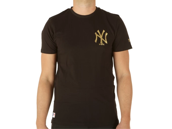 New Era Mlb Team Logo Metallic New York Yankees Blk Gld man 12893115