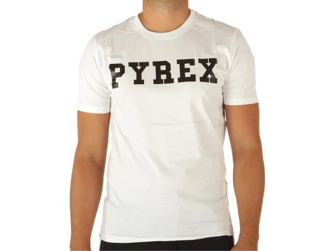 Pyrex T-Shirt Uomo In Jersey Bianco man 21IPB34200 BIA