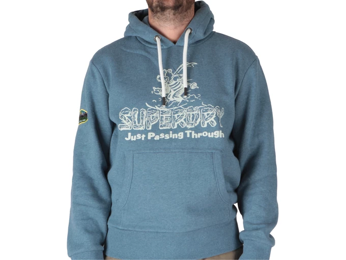 Superdry Travel Postcard Graphic Hoodie homme M2013170A 1KT