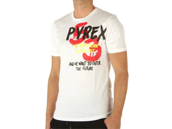 Pyrex T-Shirt In Jersey Uomo Bianco homme 22EPB43086 BIA