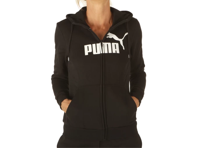 Puma ESS Logo Full-Zip Hoodie FL femme 586806 01