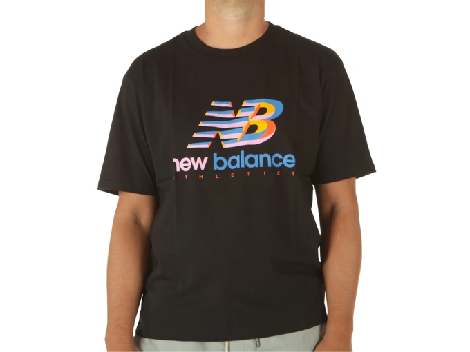 New Balance Athletics Amplified Logo Tee homme MT21503 BK