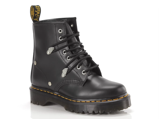 Dr Martens 1460 Bex Stud Black Fine Haircell woman 26959001