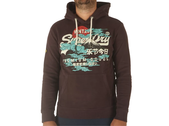 Superdry Japanese Vl Graphic Hoodie Winter Berry homme M2013390A 5QR