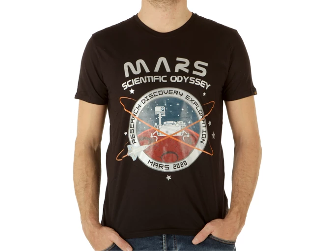 Alpha Industries Mission to Mars T Black man 126531-03