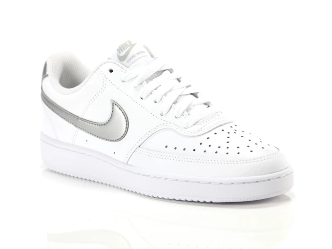 Nike Court Vision Low White Silver femme CD5434 111