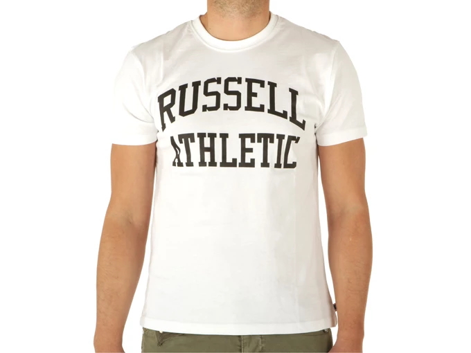 Russell Athletic Iconic SS Crewneck Tee Shirt homme E2-600-1 001-UW