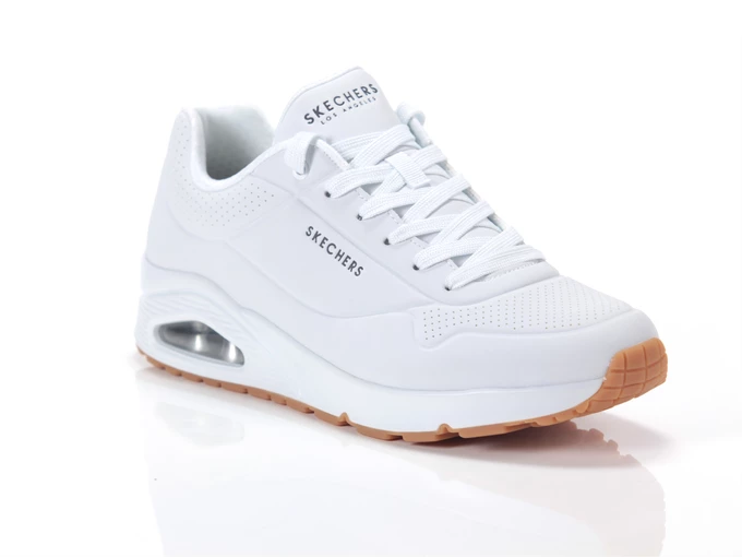 Skechers Uno Stand On Air homme 52458 WHT