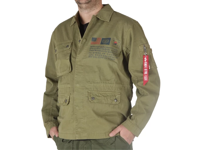 Alpha Industries Field Jacket Lwc- Olive man 136115-11