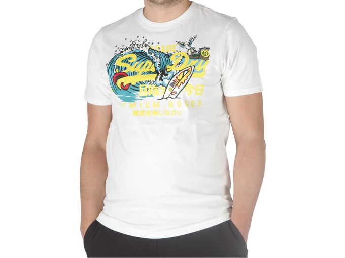 Superdry La Vl Graphic T Shirt man M1011916A 71D