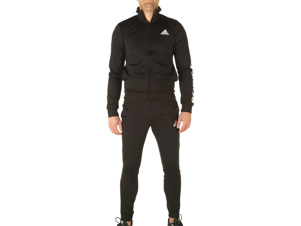  M Lin Tr Tt Ts - Tuta uomo Adidas. Disponibile in diverse taglie: s e colori bianco, nero. YOUSPORTY.