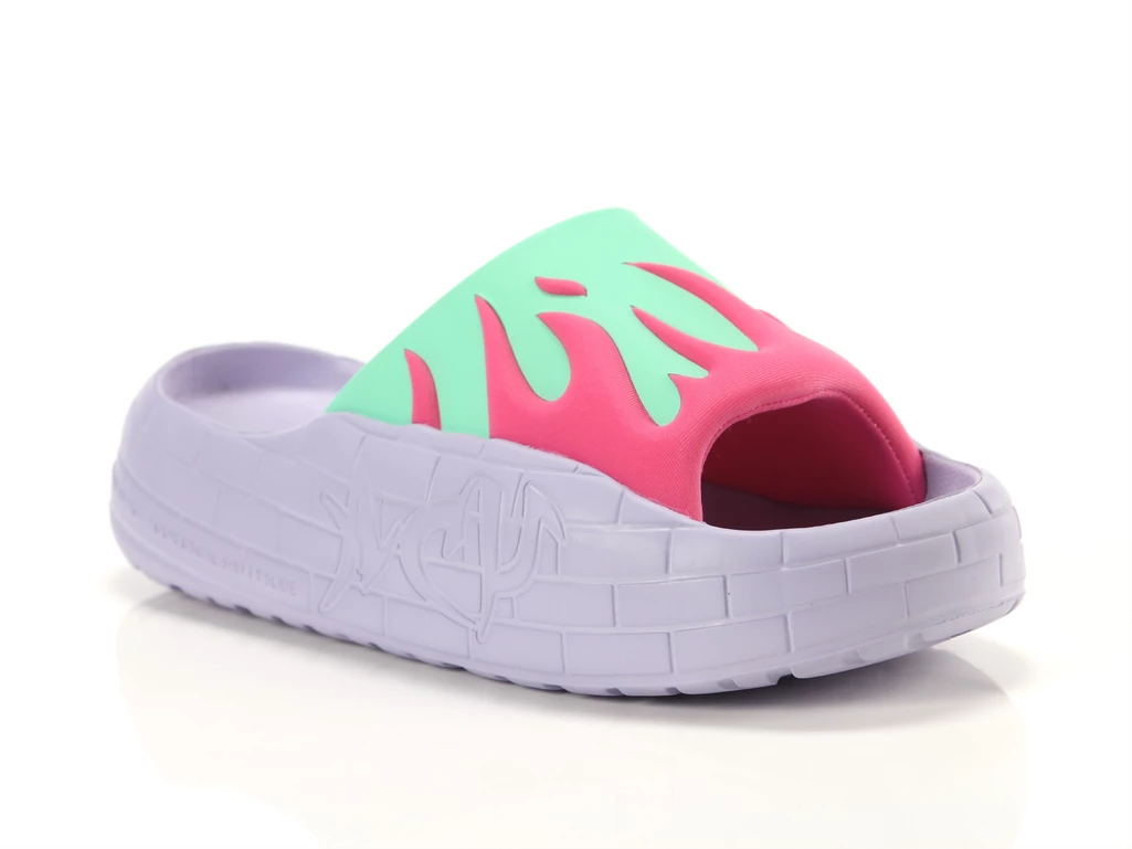 Acupuncture Nyu Slide Fucsia Green unisex  T22S970410804