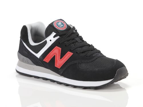 new balance 574 black on black